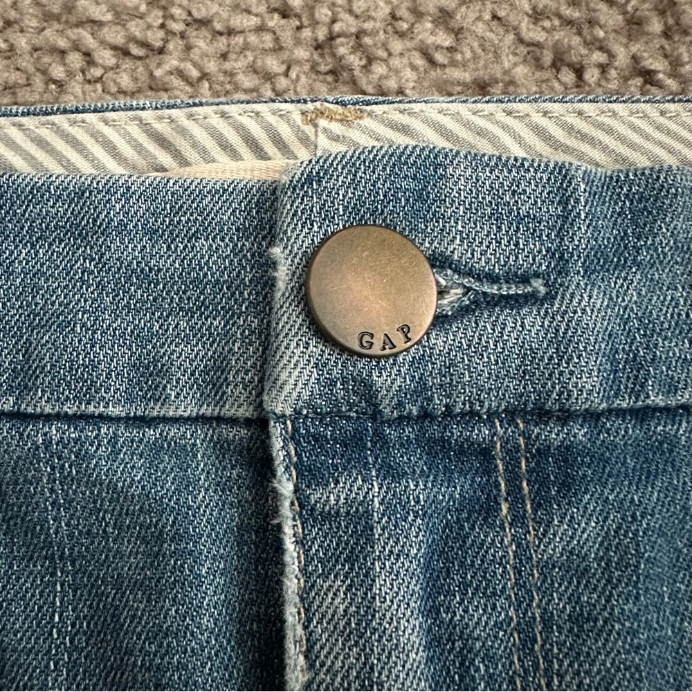 GAP Blue Denim A-Line Skirt - Picture 9 of 11